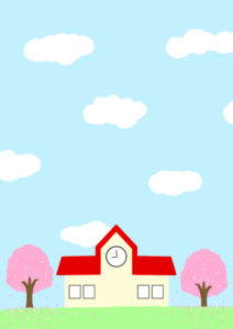 卒園アルバム　背景素材　幼稚園･保育園　春