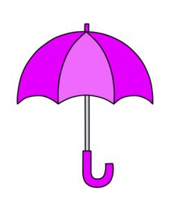 傘　フリー素材　雨　梅雨　紫