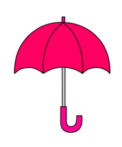 傘　フリー素材　雨　梅雨　ピンク