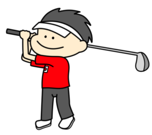 ゴルフ　オリンピック日本代表　フリー素材　男子