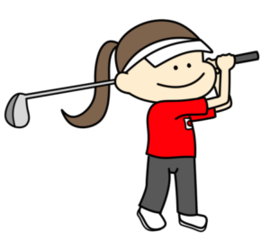 ゴルフ　オリンピック日本代表　フリー素材　女子