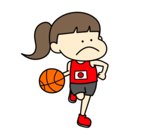 バスケットボール　オリンピック日本代表　フリー素材　女子