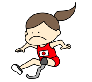 走り幅跳び　パラリンピック　日本代表　フリー素材　女子