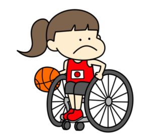 車椅子バスケットボール　パラリンピック　日本代表　フリー素材　女子