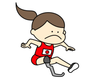 走り幅跳び　パラリンピック　日本代表　フリー素材　女子