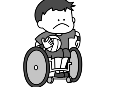車椅子ラグビー　パラリンピック　日本代表　白黒フリー素材　男子