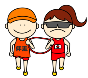 マラソン　パラリンピック　日本代表　フリー素材　女子