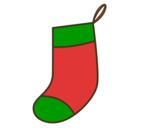 クリスマス　靴下　フリー素材　無料イラスト
