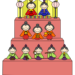 雛人形　フリー素材　ひな祭りイラスト